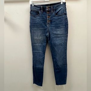 J.crew Highest Rise 10” cropped skinny jeans